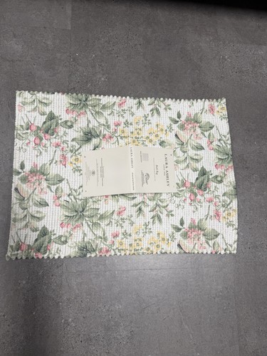 Laura ashley floral bath rug - laura,