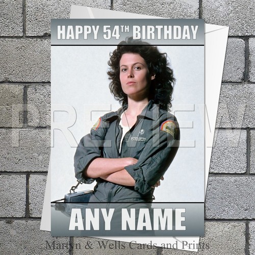 Ellen ripley birthday card - ellen,
