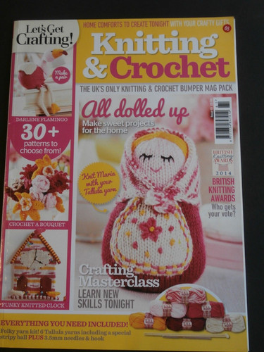 Knitting crochet magazine - knitting,