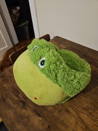 Kids giant slipper green frog - giant,