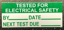 PAT TEST LABELS PORTABLE APPLIANCE TEST PASSED STICKERS
