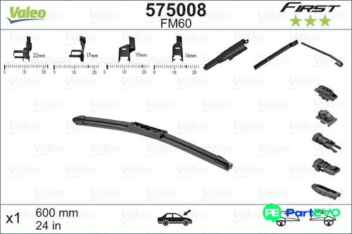 Valeo wiper blade 575008 - wiper,