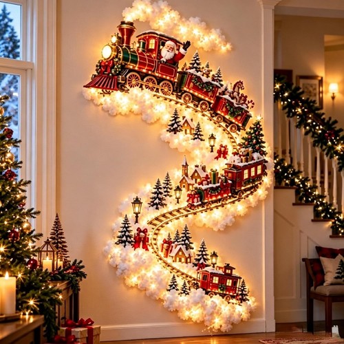 Led christmas magic trail - magic, wall