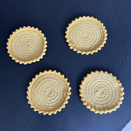 Set round gold - of, 4