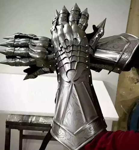 Medieval knight nazgul gloves - medieval,