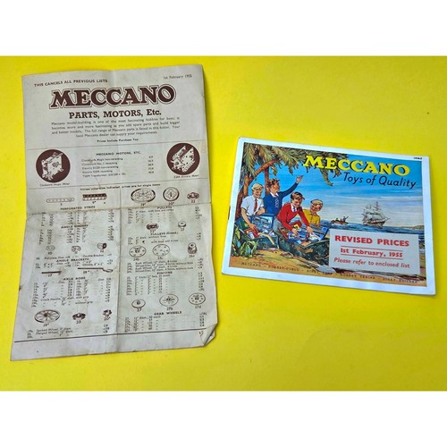 Vintage 1955 meccano parts - vintage,