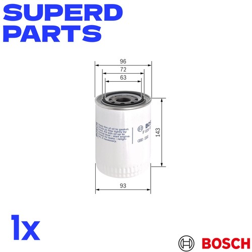 Oil filter 869 for iveco - for,