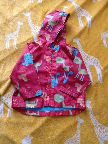 Red with dinosaurs windbreaker - dinosaurs,