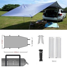 Car Awning Tarp with Pole