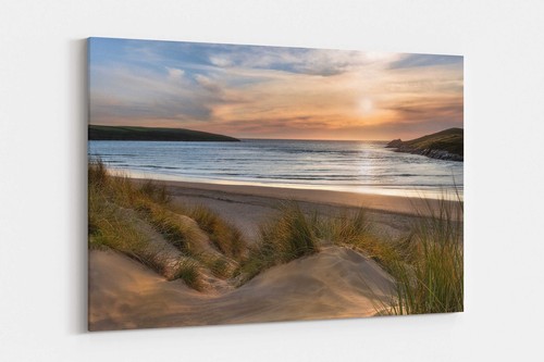 Crantock beach sunset - crantock, at