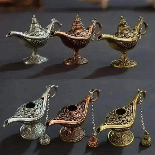 Aladdin genie lamp vintage - lamp,