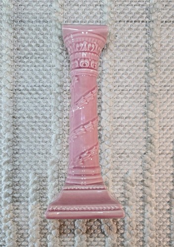 Pink vtg porcelain pillar - porcelain,