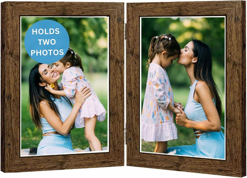 Double photo picture frame - picture, x