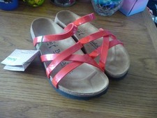 Birkenstock Betula red strap sandals size 5