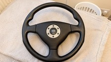 Mitsubishi Evoloution 6 Evo 6 Mono Steering Wheel . Good Condition .