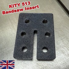 Kity 513 Bandsaw Table Insert / Throat Plate Vented