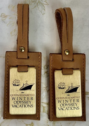 Vintage cunard qe2 leather - vintage,