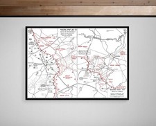 WWI Western Front Trench Map