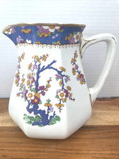 Losol Ware Flowered Jug Earthenware By Keeling And Co Ltd Burslem 5.5"