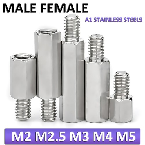 Male female stainless - m2, m4