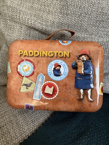 Paddington bear empty tin - paddington,