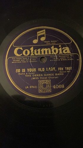Rare 78rpm record - e-,, denza