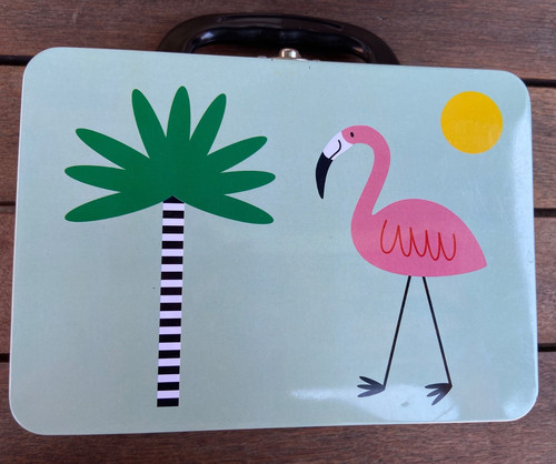 Flamingo metal lunch - , box/