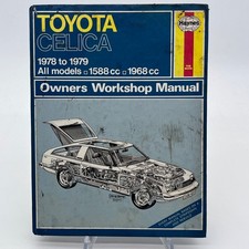 Haynes Manual No. 437 Toyota Celica 1978–1979 – 1588cc & 1968cc