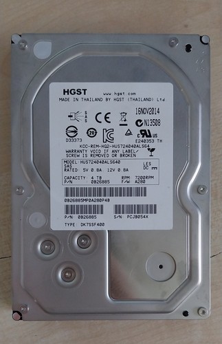 Hgst hdd sas 4tb 7 - hgst,
