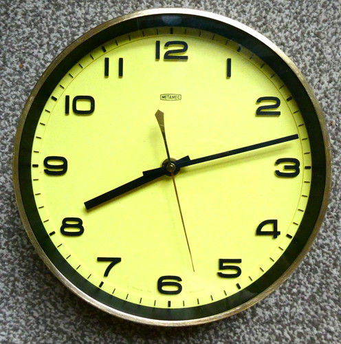 Metamec vintage wall clock - wall,