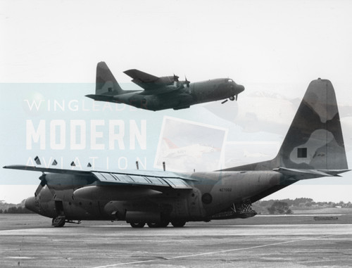 Two lockheed 130 hercules - two,