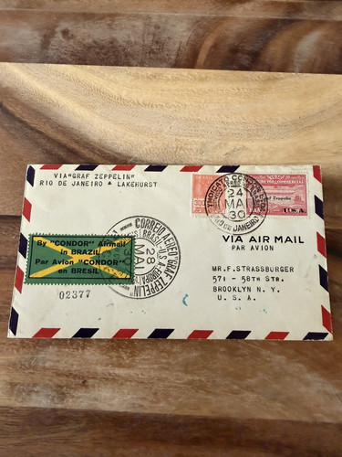 Brazil 1930 zeppelin usa - brazil,
