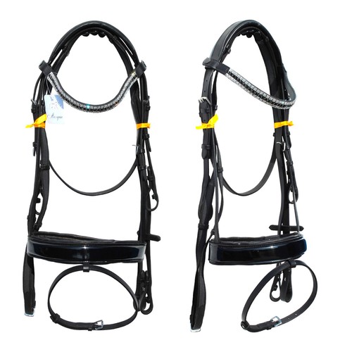 Leather horse bridle with - bridle,