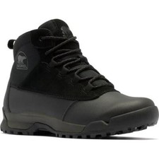 Sorel Buxton Lite Lace Plus WP Mens Black Waterproof Walking Boots Size 8-13
