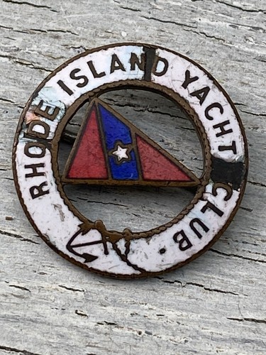 Original old enamel brooch - original,