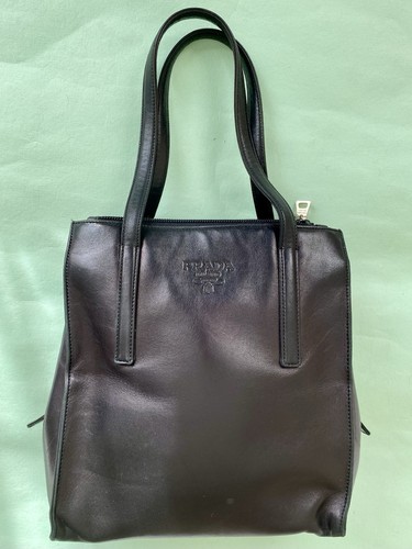 Prada nappa tote small - tote, black