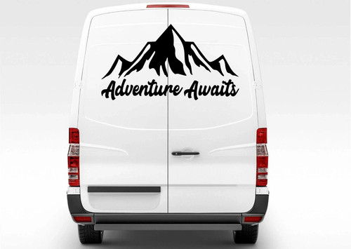 Car stickers adventure - car, camper