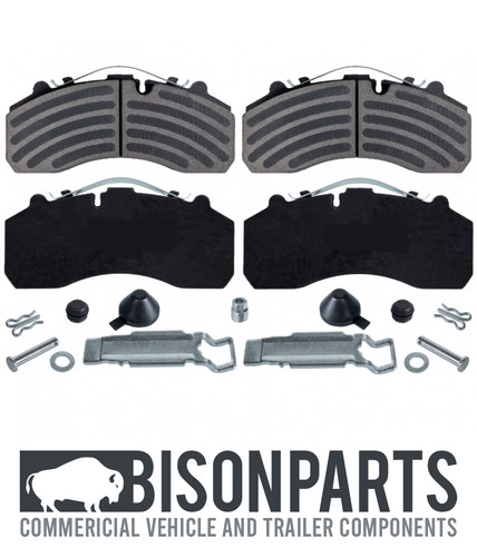 Brake pad set front rear - pad,