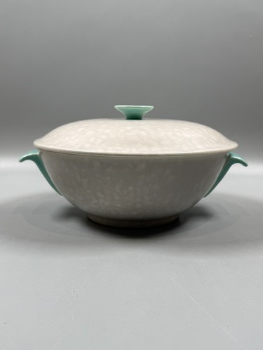 Poole pottery twintone lidded - poole,