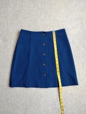 Monki Blue Mini Skirt Size 34
