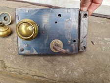Old Antique door rim lock