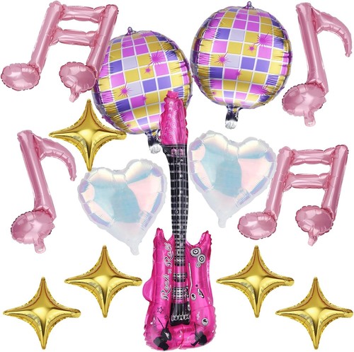 14pcs guitar note balloons - 14pcs,