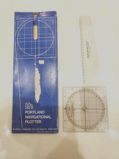 Portland Navigational Plotter in original packaging with instructions - superb