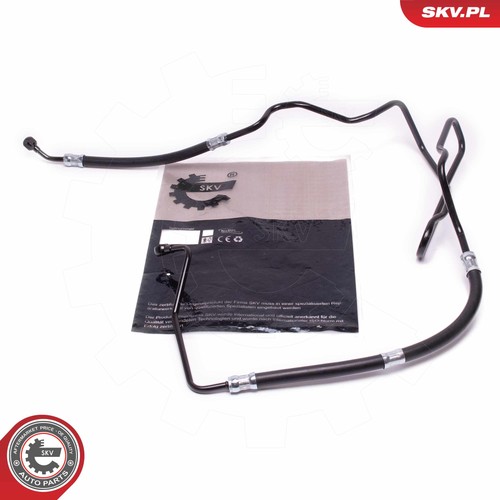 From hydraulic pump - , to