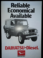 Daihatsu Fourtrack F50 Diesel 4wd Brochure