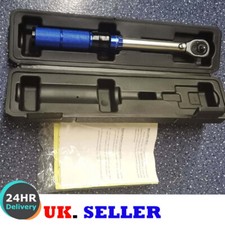 Ratcheting Torque Wrench 1/4" Socket Set Square Drive 5-25Nm Car Wheel Wrench