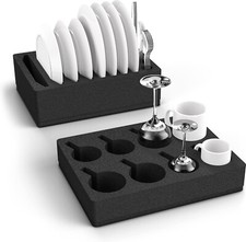 Caravan Foam Plate/Cup/Cutlery Holder For Caravan/Motorhome/Boat - RRP £29.99