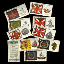 John Player Cigarette Cards REGIMENTAL STANDARDS & CAP BADGES - Pick your Card/s