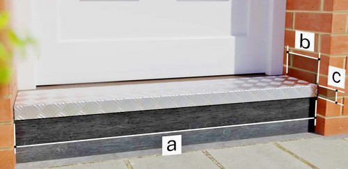 Door step tread plate anti - tread, -anti