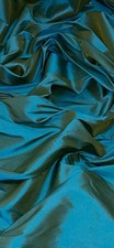 Teal Green Two Tone Supreme Taffeta Fabric 58'' PRICE PER METER